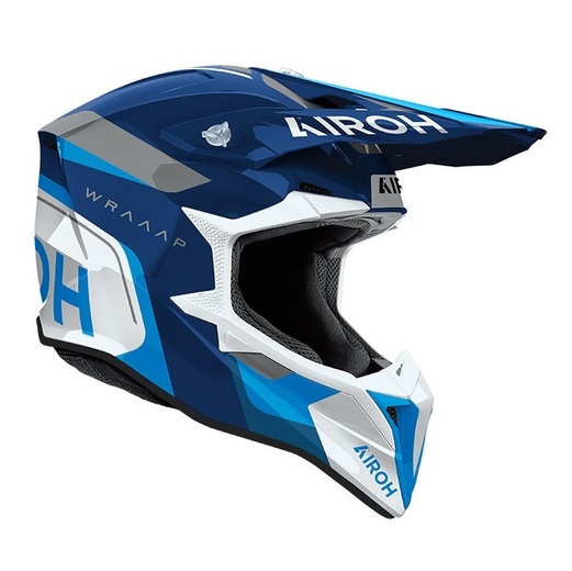 Шлем Airoh WRAAAP CONQUER Blue Gloss, XS pitbikemarket.ru