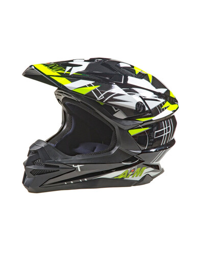 Шлем AiM JK803S Yellow/Black, XL pitbikemarket.ru
