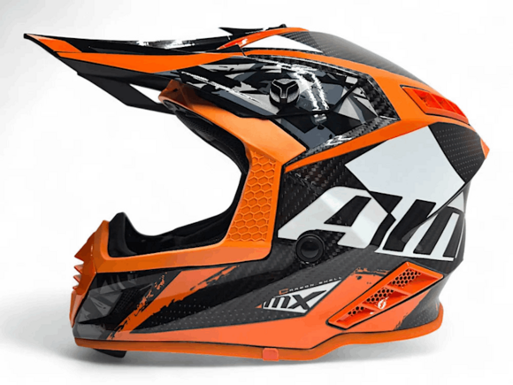 Шлем AiM RH855 Carbon TERRAIN Black/Orange, XXL pitbikemarket.ru