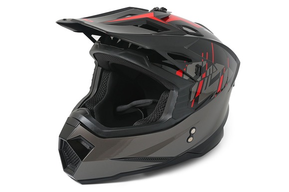 Мотошлем GRID VOLT Black/Red Размер XL pitbikemarket.ru