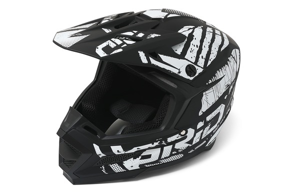 Мотошлем GRID RIVAL Black/White Размер XL pitbikemarket.ru