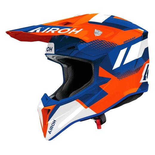 Шлем Airoh WRAAAP VISION Orange/Blue Gloss, XXL pitbikemarket.ru